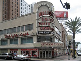 Een typische Walgreens aan Canal Street in New Orleans