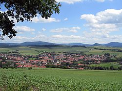 View of Rasdorf from Gehilfersberg