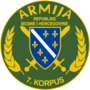 Thumbnail for File:7th Corps - Army of the Republic of Bosnia and Herzegovina.png