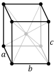 Romsentrert ortorombisk