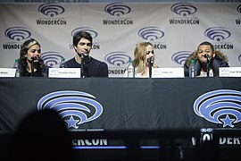 Ciara Renée, Brandon Routh, Caity Lotz & Franz Drameh (26072363152).jpg