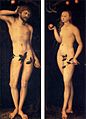 Lucas Cranach de Oude: Adam en Eva