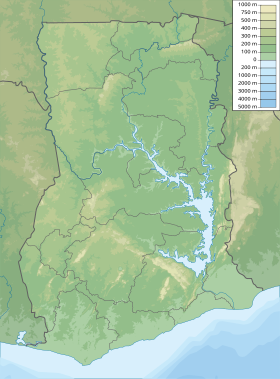 Río Pendjari/Oti ubicada en Ghana