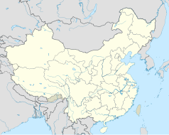 Mapa konturowa Chin, po prawej znajduje się punkt z opisem „Tiencin”