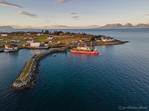 Hamnen i Engenes.