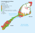 Geologická mapa ostrova Jan Mayen