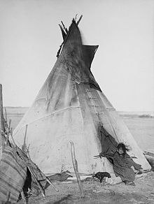 Un tipì Oglala Lakota, 1891