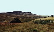 The table top profile of Wild Boar Fell, from Aisgill