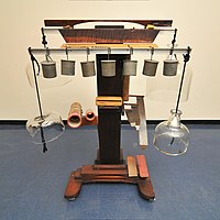 Spoils of War di Harry Partch, un insieme di diversi singoli strumenti, inclusi i fondali di proiettili di artiglieria.