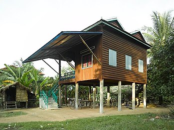 Кмерска кућа у Камбоџи
