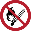 P003 – No open flame