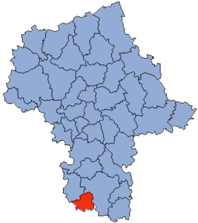 Localisation de Powiat de Szydłowiec