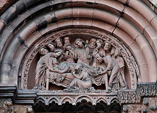 Français : Dormition de la Vierge (romane)