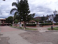 Central square of Tinjacá