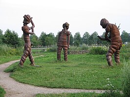 Beeldengroep in het Griftpark Thomas Schütte