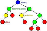 Binärbaum mit Knotentypen