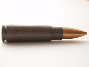 Patrone des Kalibers 7,62 × 39 mm