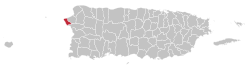 Localização de Rincón em Porto Rico