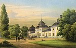 Runsa slott från norr, 1881.