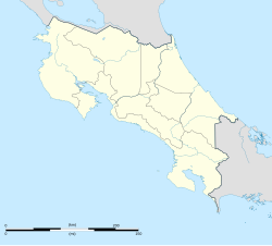 Puntarenas district location in Costa Rica