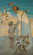 E. Phillips Fox, Bathing Hour, 1909