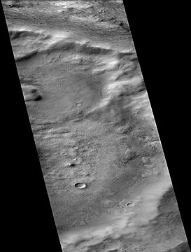 Wells Crater, as seen by CTX camera (on Mars Reconnaissance Orbiter)