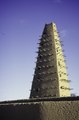 Minaret van de Agadez Moskee in Niger.