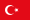 Flag of Turkey.