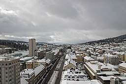 Vy mot sydväst med Avenue Leopold Robert