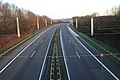 Draadstaalnet over de snelweg bij Heusweiler. (2015)