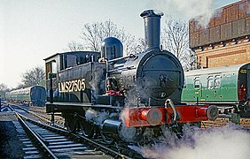 LMS 27505 0-6-0T at Sheffield Park