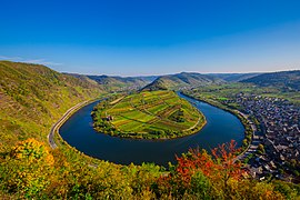 Gesamtansicht der Moselschleife