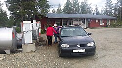 Pokka restaurant and gas-station, Finland