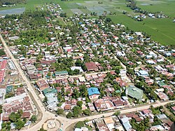 Tanawin ng Lebak mula sa himpapawid.