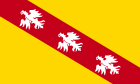 Flagge der früheren Region Lothringen