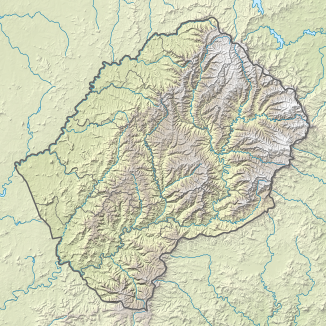 Maletsunyane-Wasserfall (Lesotho)