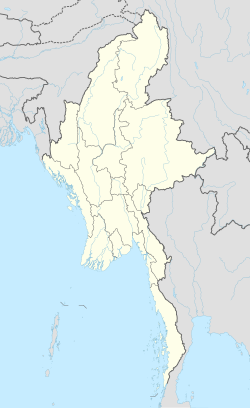 Taungoo trên bản đồ Myanmar