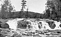 Buttermilk Falls in Hamilton County, 1914