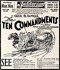 Thumbnail for File:The Ten Commandments (1923) - 2.jpg