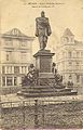 Carte postale représentant la statue (aujourd'hui disparue) de Guillaume Ier à Düren