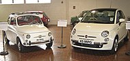 FIAT 500 modelu 1957 y 2007