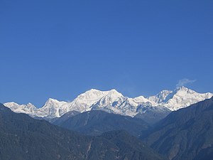 Le Kanchenjunga vu de puis Pelling