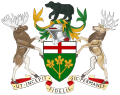 The coat of arms of Ontario