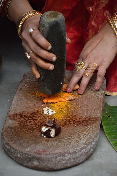 File:Haldi Paste Making - Upanayana Ceremony - Simurali 2015-01-30 5642.JPG