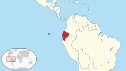 Location of Equateur