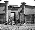 Mesir - Medinet Habu, Thebes. Brooklyn Museum Archives, Goodyear Archival Collection