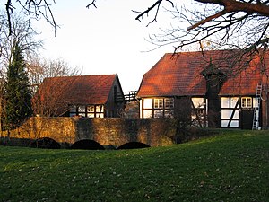 Watermolen bij kasteel Ellerburg