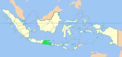 Pernahé Jawa Wétan ing Indonésia