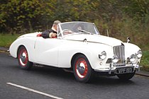 Sunbeam Alpine cabriolet uit 1954