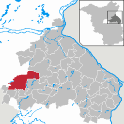 Läget för staden Altlandsberg i Landkreis Märkisch-Oderland